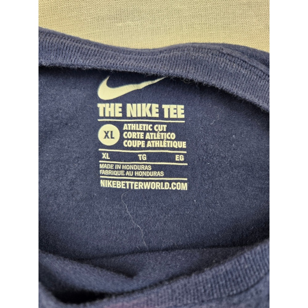 Nike Denver Broncos Super Bowl 50 Champions Roster T-Shirt Mens XL Navy Blue - Picture 2 of 10